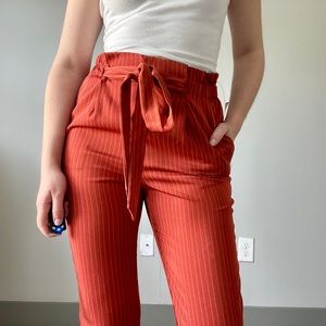 High Waisted Crop Pants